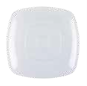 ASSIETTES DESSERT Carrée X15 - Transparent - GOLD PLAST 